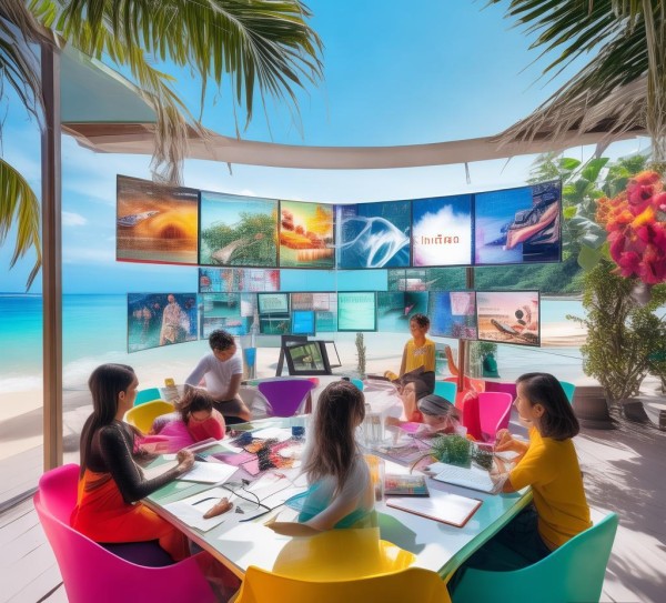海南广告公司图文宣传图片，打造海南风情，高端视觉盛宴